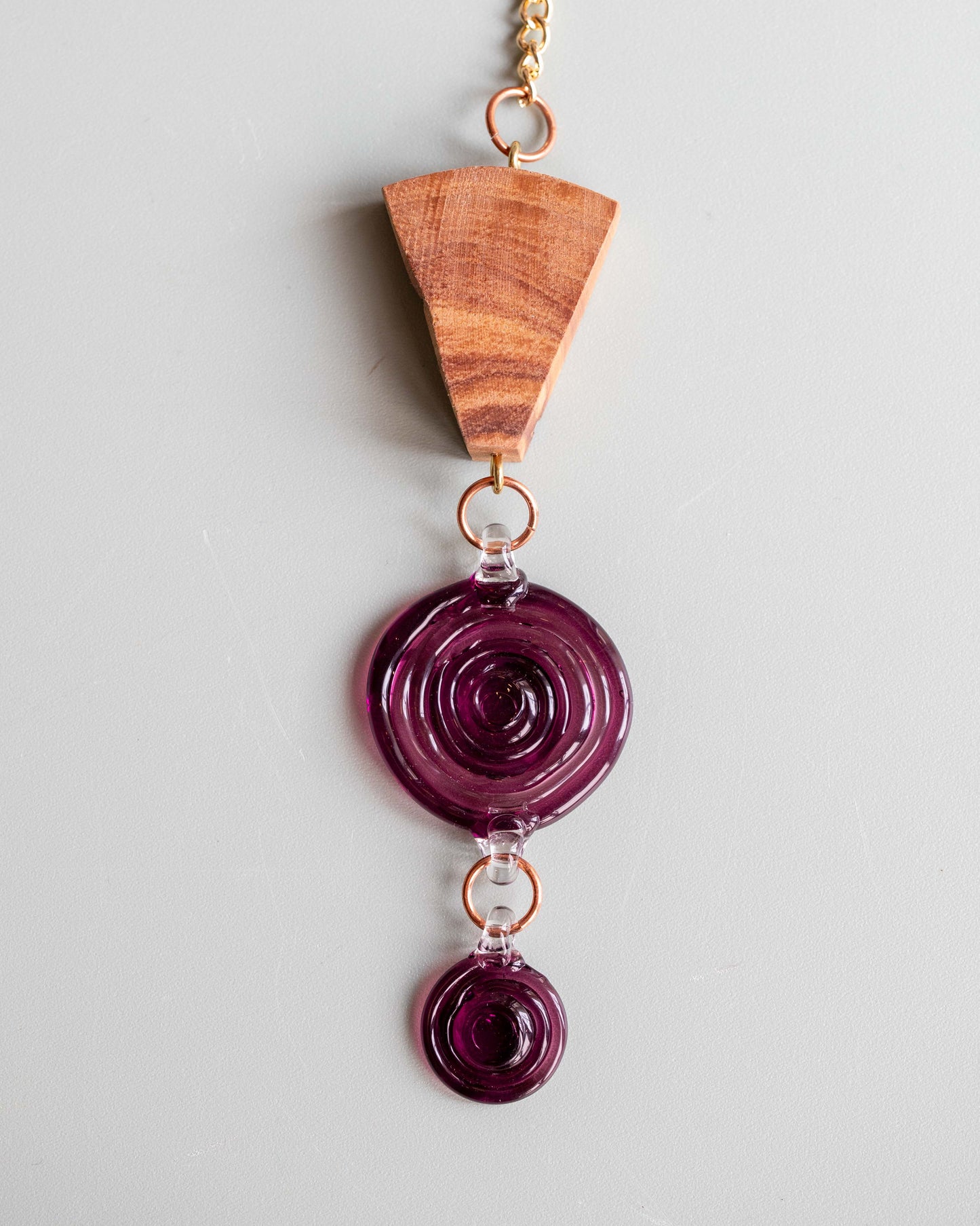 Purple Disk Suncatcher