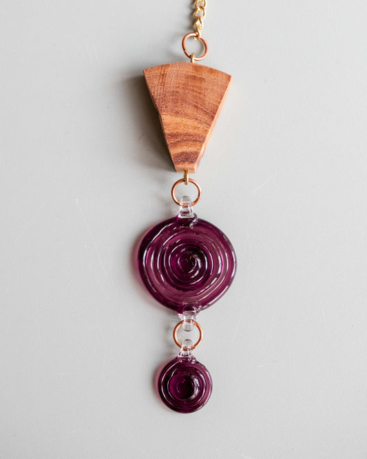 Purple Disk Suncatcher