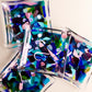 Square Glass Confetti Plate