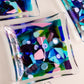 Square Glass Confetti Plate