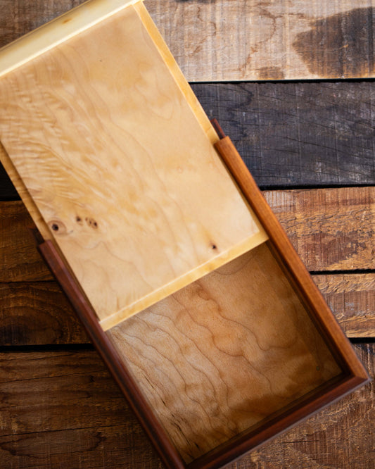 Rosewood Box with Sliding Lid