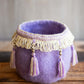 Lilac Splendor Felted Bowl