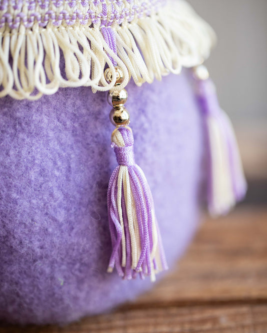 Lilac Splendor Felted Bowl