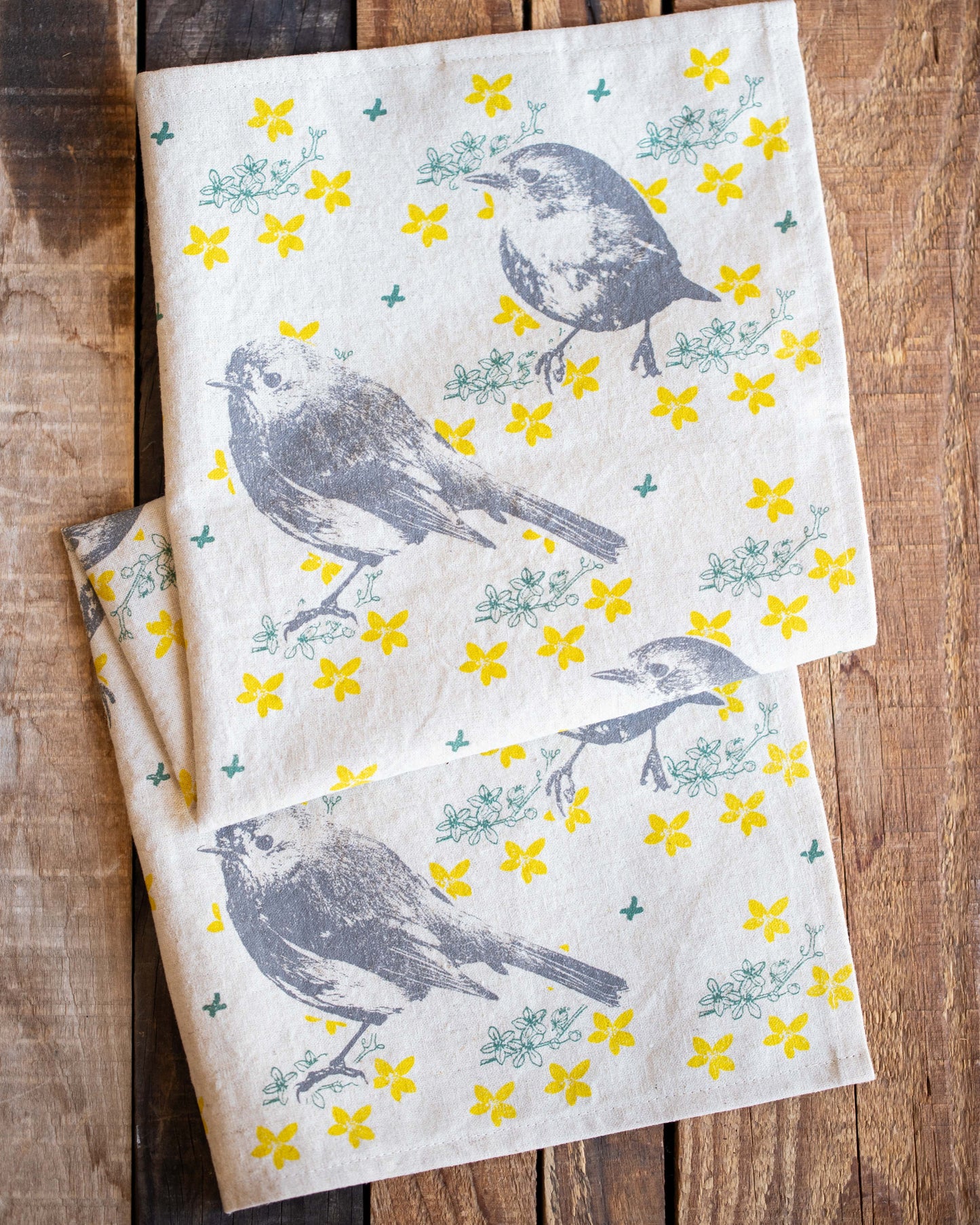 Birdie Crossing Tea Towel