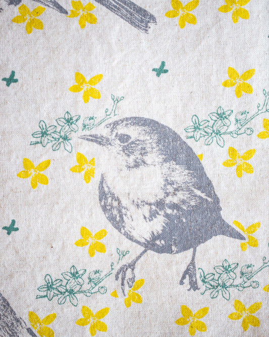 Birdie Cross Tea Towel