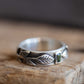Green Tourmaline Ring With Leaves