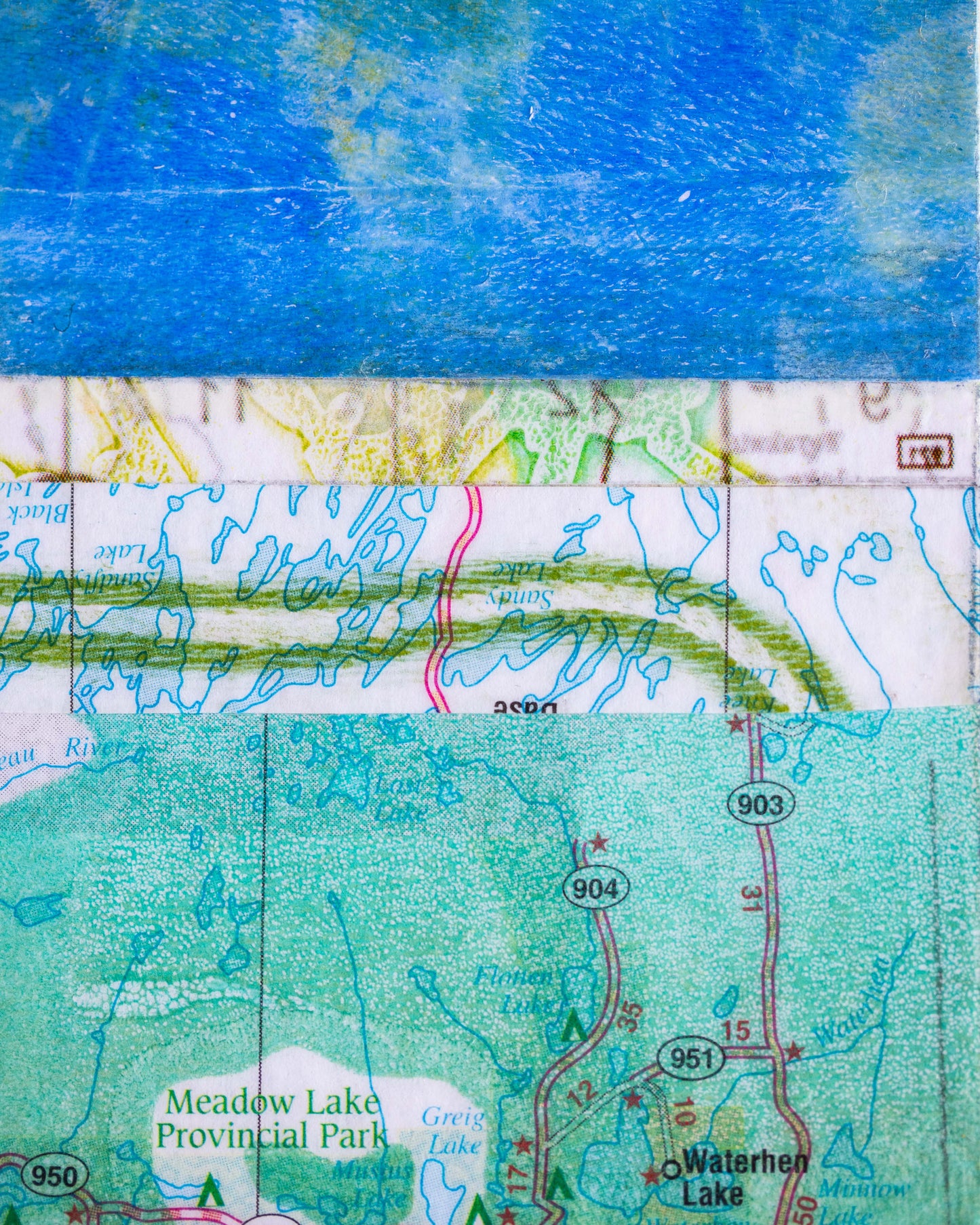 Prairie Landscape - Map Meadow Lake