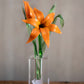 Glass Prairie Lily Sculpture