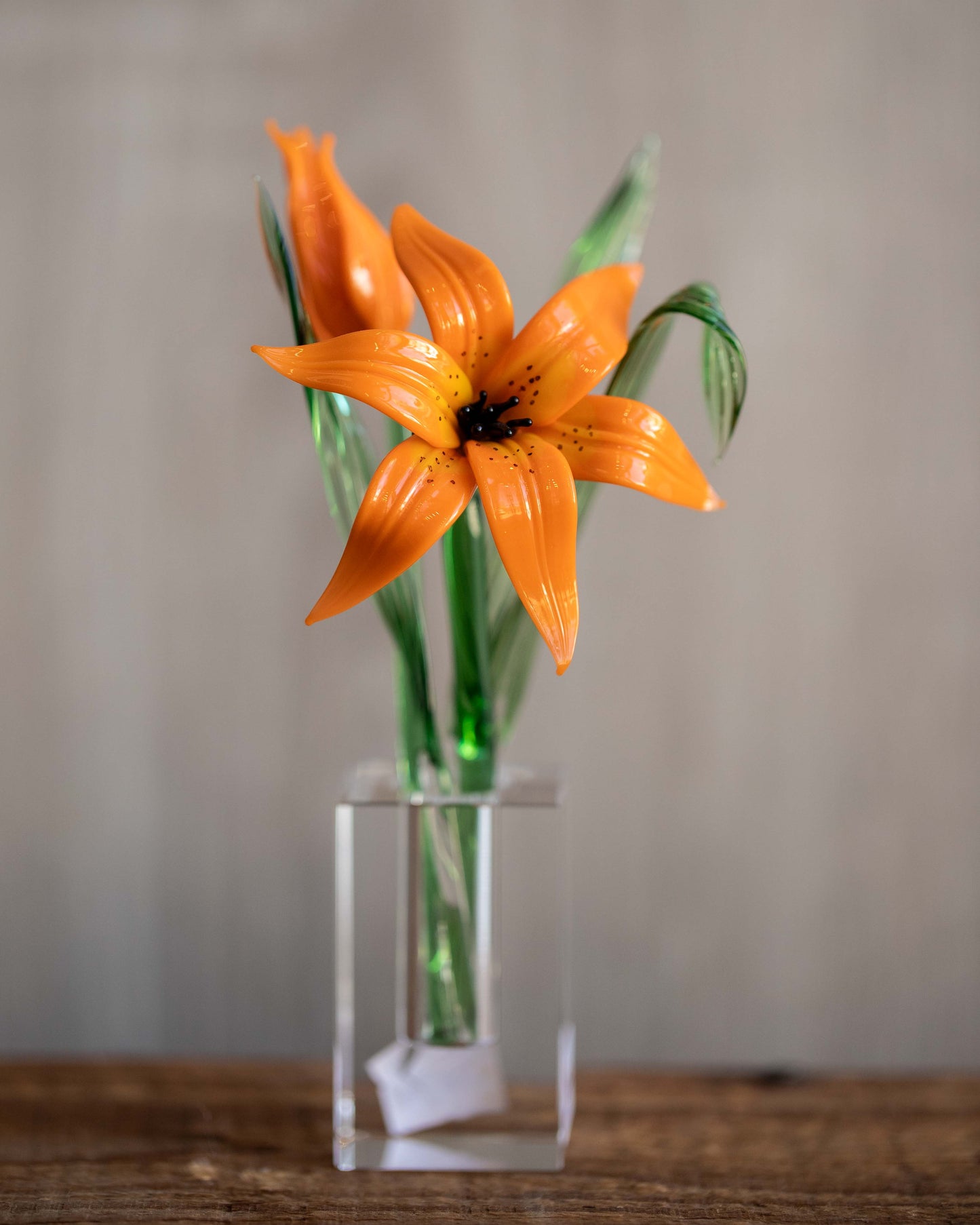 Glass Prairie Lily Sculpture