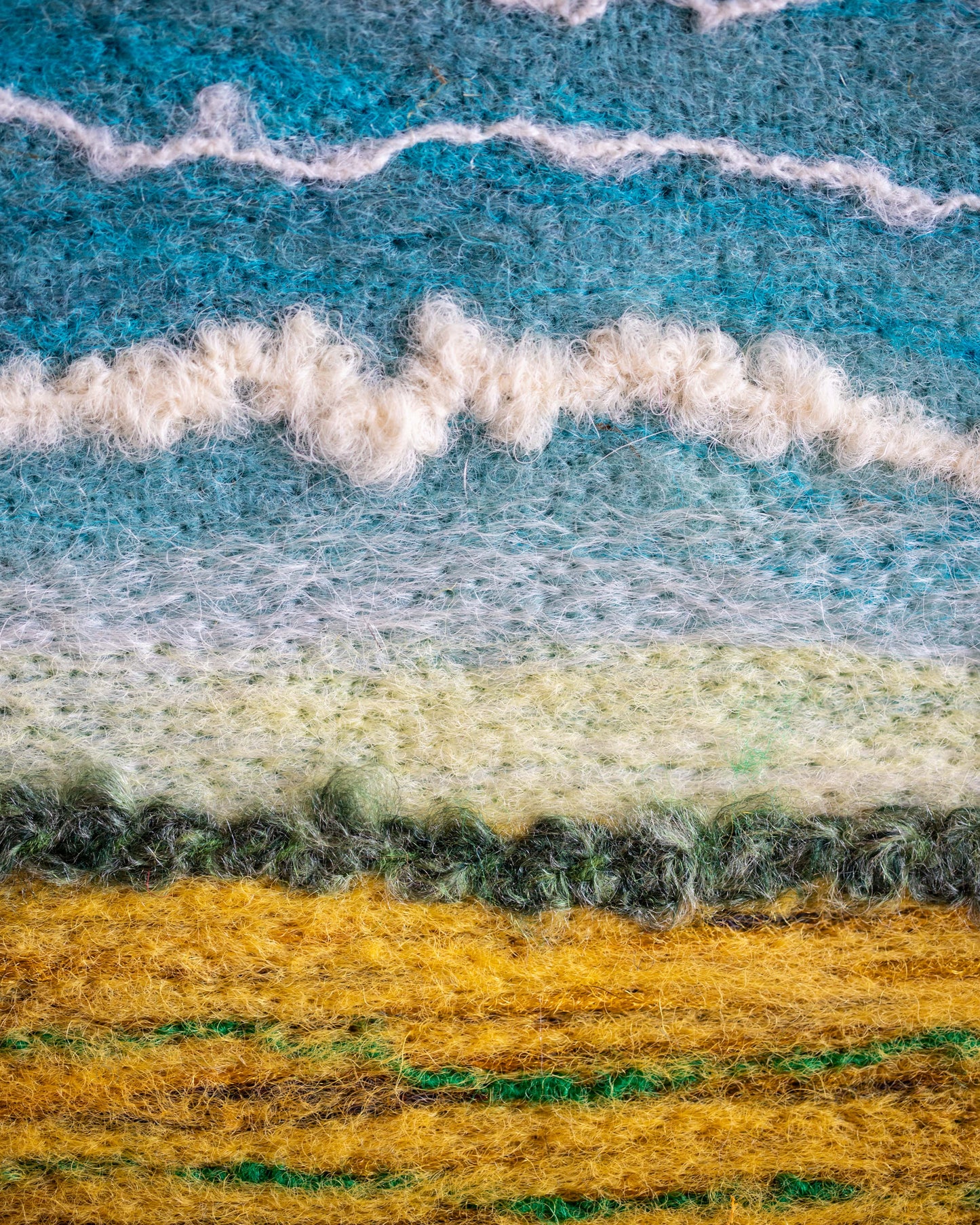 Framed Felted Landscape