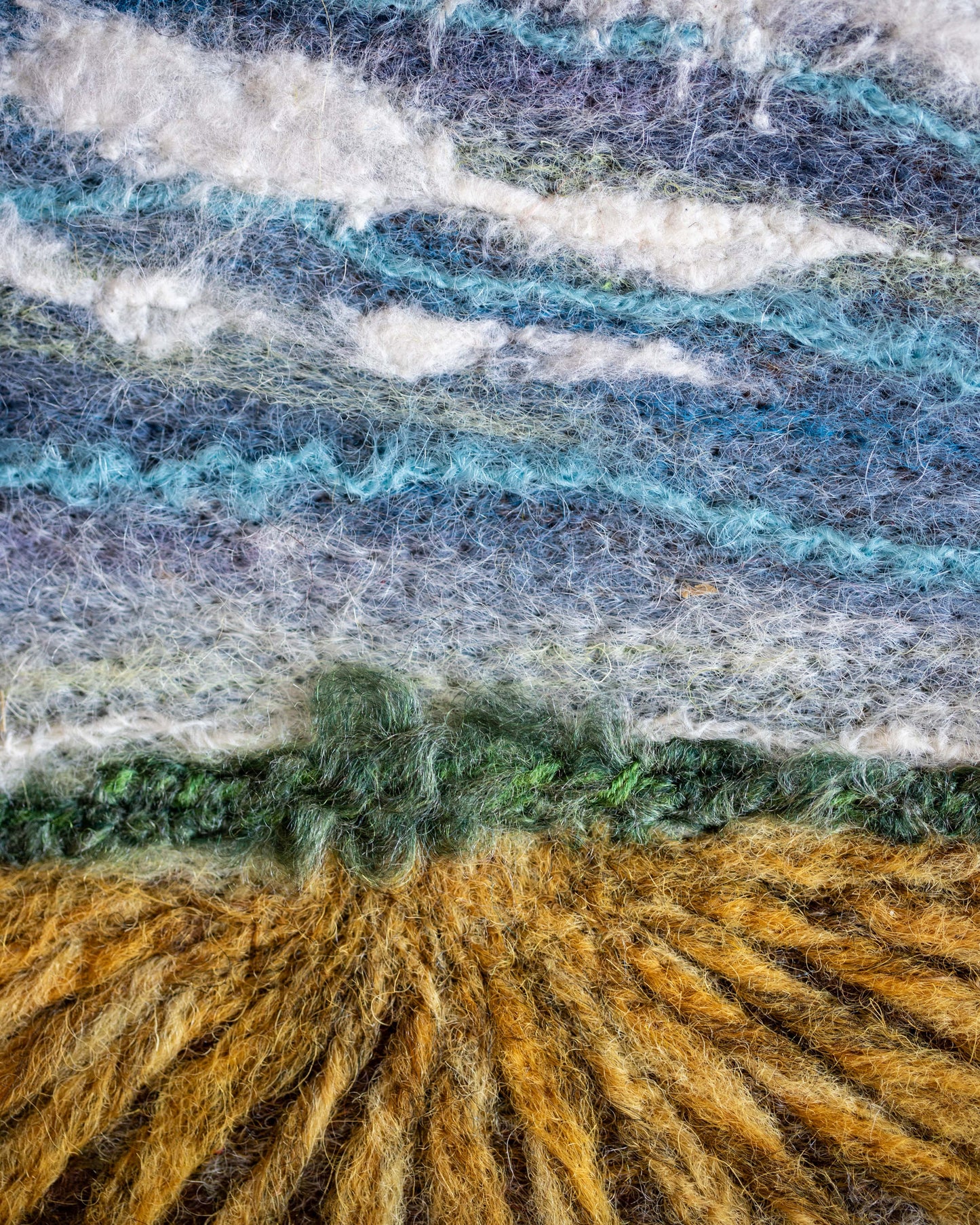 Framed Felted Landscape