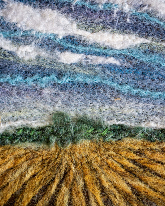 Framed Felted Landscape