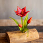 Glass Lily Sculpture