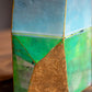 Prairie Facet Sculpture - Spring Green