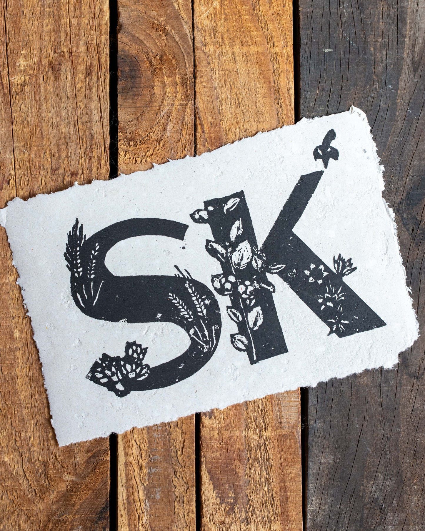 "SK" Print (Black)