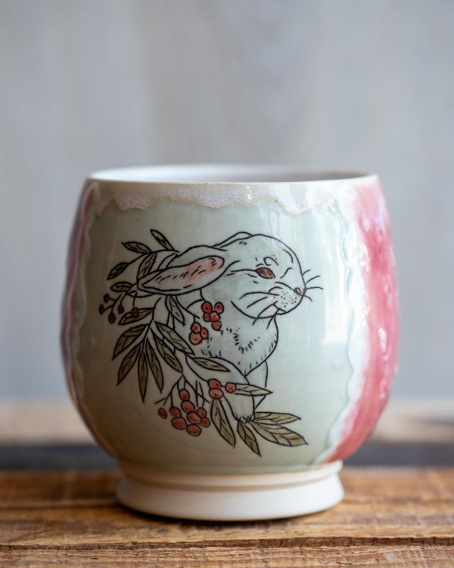 Round Mug With Bunny