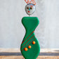 Garden Lady Stake - Dark Green & Orange