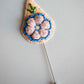 Botanical Beaded Bag Charm