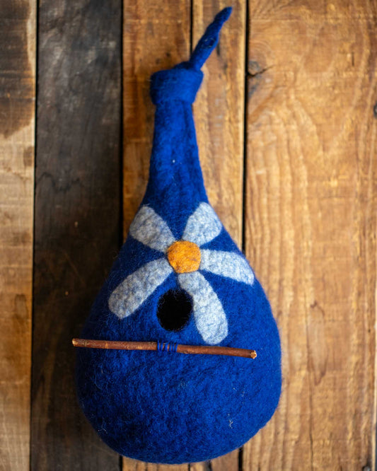 Felted Bird House