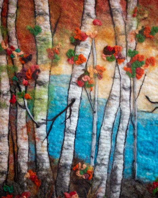 Felted Fall Trees Picture