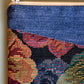 Zip & Clip Denim & Brocade Pouch