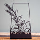 Laser Cut Lily & Wheat Sculpture