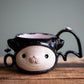 Bat Suit Cat Mug with Two Handles - Face