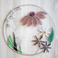 Prairie Floral Glass Hoop- Light Purple
