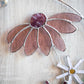 Prairie Floral Glass Hoop- Light Purple