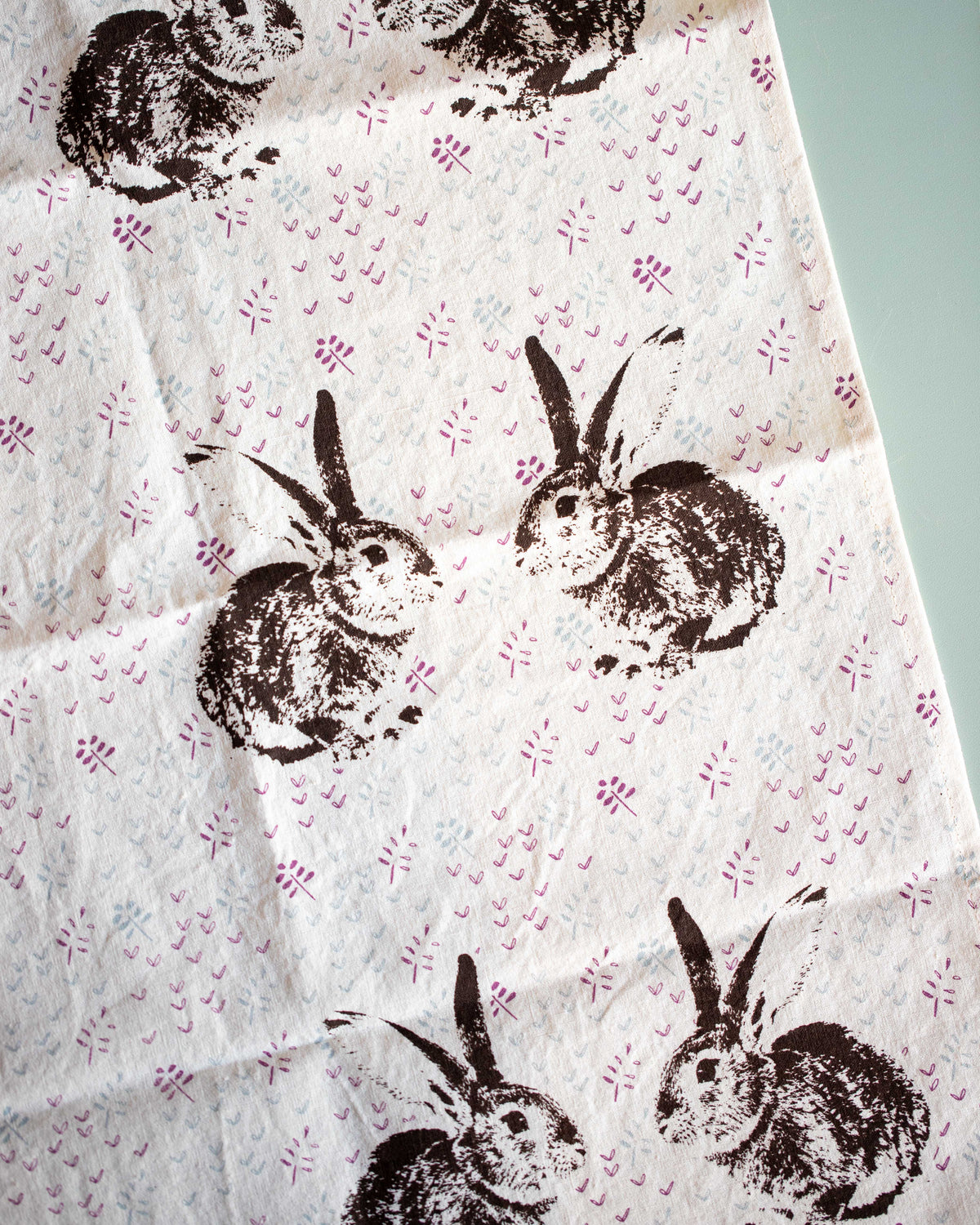 Bunny Clover Tea Towel