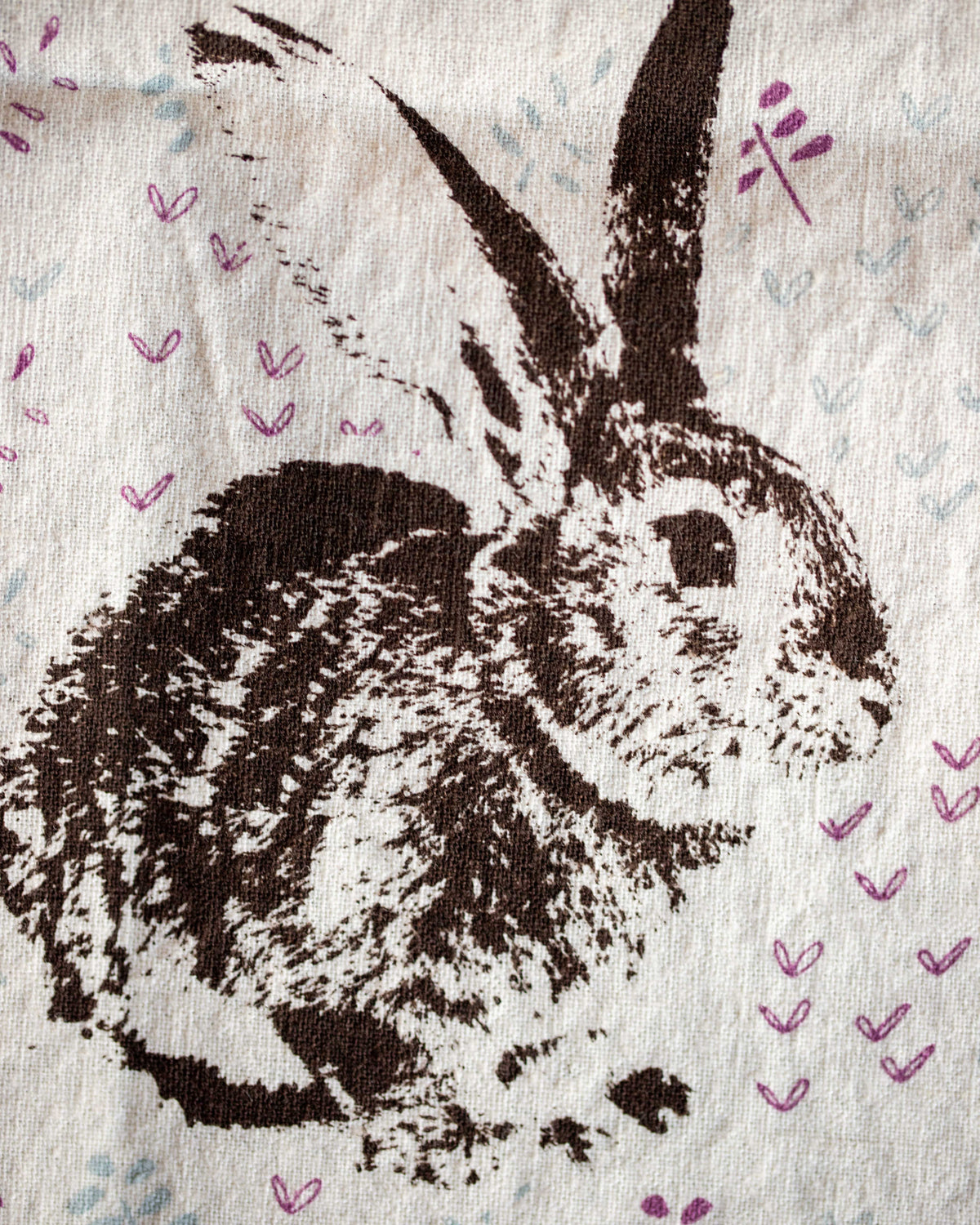 Bunny Clover Tea Towel