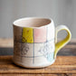Mug with Quilt Pattern