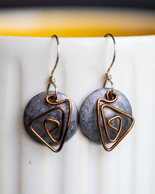 Disc Earrings