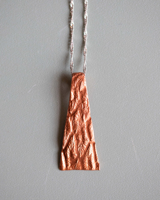 Copper Pine Pendant