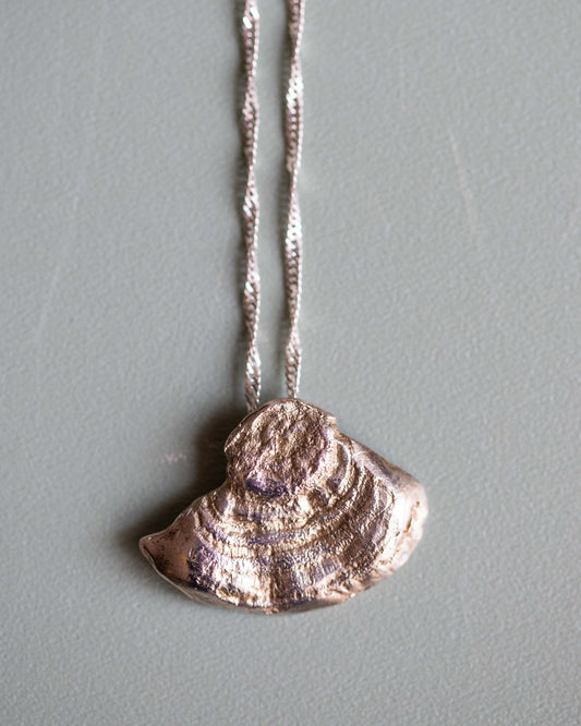 Tree Fungus Fine Sliver Pendant