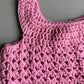 Pink Crocheted Dress