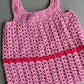 Pink Crocheted Dress