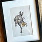 "Hareball" Framed Print