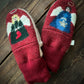 Felted Wool Angel Mittens