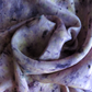 Eco Dyed Purple Silk Scarf