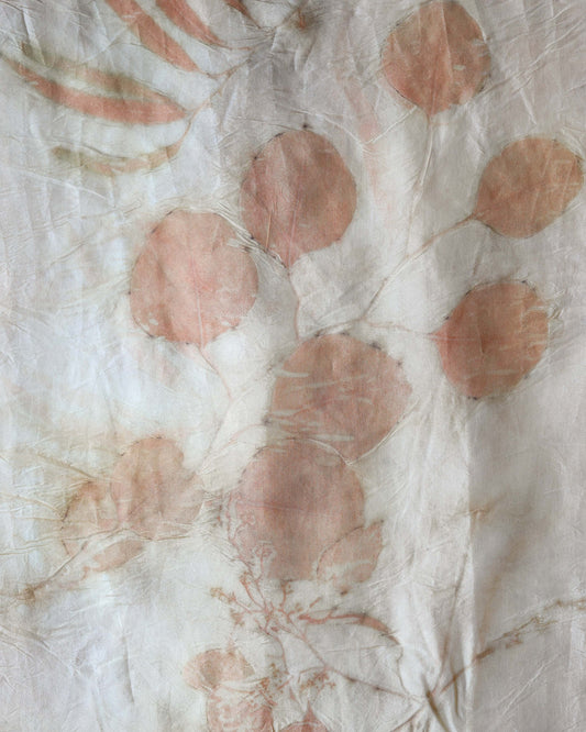 Eco-Printed Silk Scarf