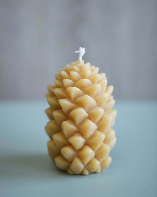 Large Pinecone Candle OL