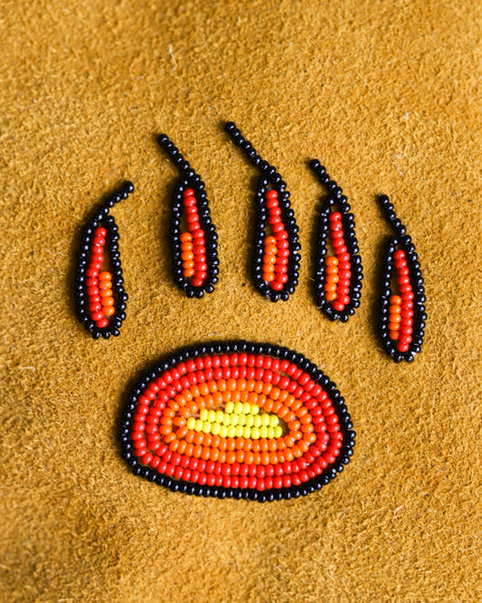 Brown Deerhide Mitts