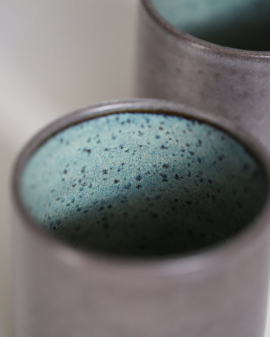 Cup - Taupe & Blue